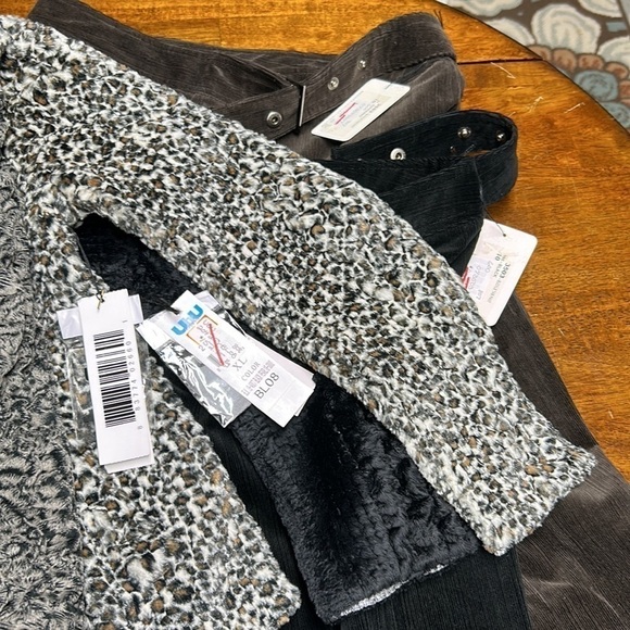 High waisted dress corduroy pants NWT buckle that lays flat with 2 snap 3 sizes - Picture 17 of 17